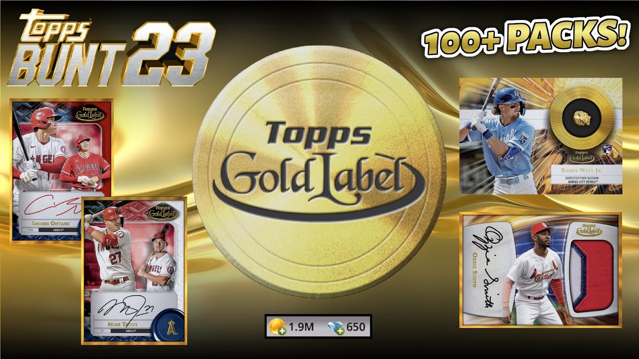 LAST PACK MAGIC! Topps Bunt NEW Gold Label! Opening 100+ Digital