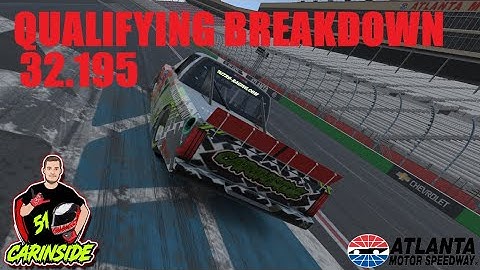 Qualifying Breakdown // iRacing C-Fixed Trucks at the New Atlanta Super Speedway
