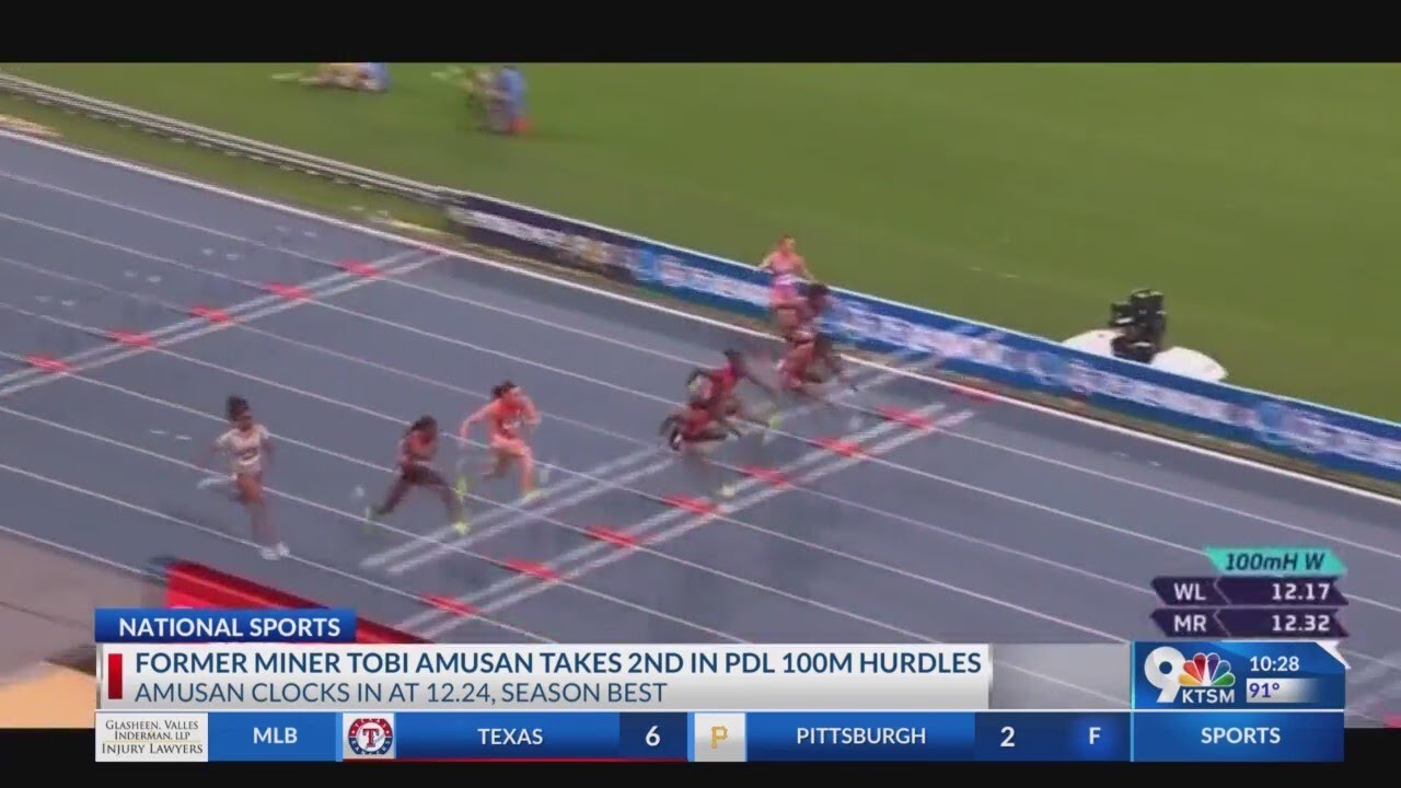 Tobi Amusan places 2nd at Paris Diamond League in 100m hurdles