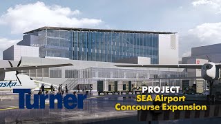 Apex Steel just topped out the C Concourse Expansion for Turner Construction Company at SEA Airport