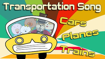Transportation Song | Transportation for kids | The Singing Walrus