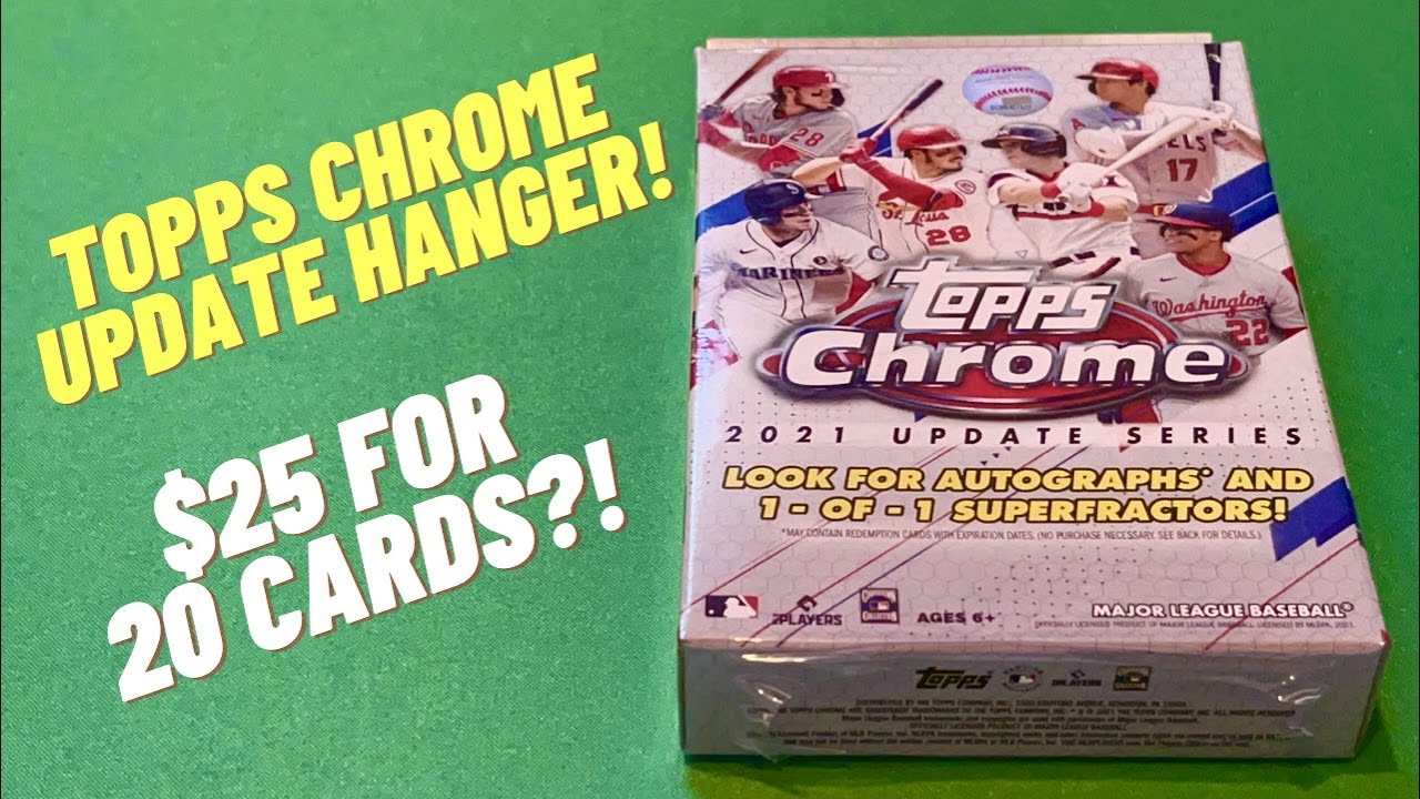 2021 Topps Chrome Update Baseball Hanger Box Opening Review! WAY OVERPRICED! New Retail Sports Cards