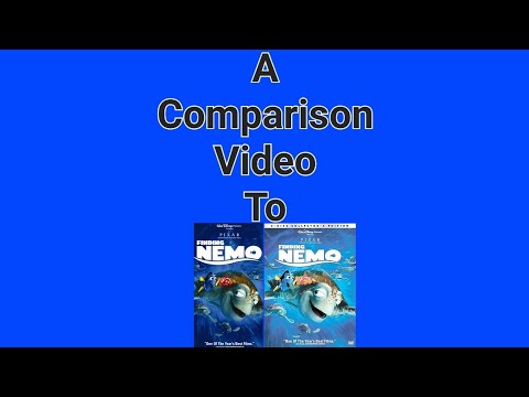Comparison Video #3 Finding Nemo 2003 VHS & DVD