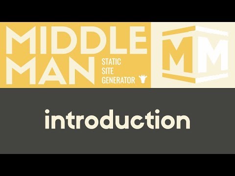 Introduction | Middleman - Static Site Generator | Tutorial 1