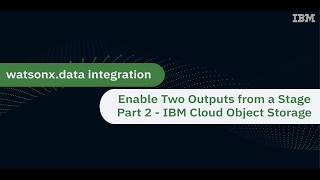 WXDI DataStage Fundamentals Lab 8 - Enable 2 outputs from a stage - part 2