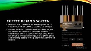 coffee ordering application prototype pptx english