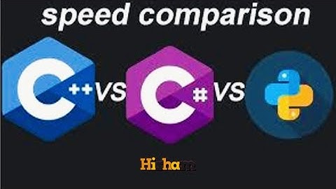 Python vs C++ vs C# Speed Comparison