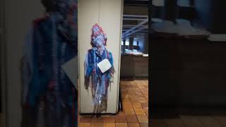 Art Gallery Installation with one of my photos at Boston City Hall.