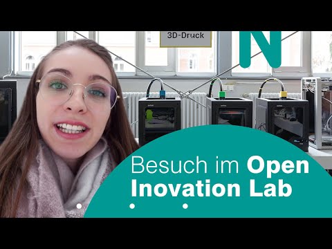 3D-Druck, Laserschneiden, Gravieren etc. - OPEN INNOVATION LAB // Ersti-Vlog 