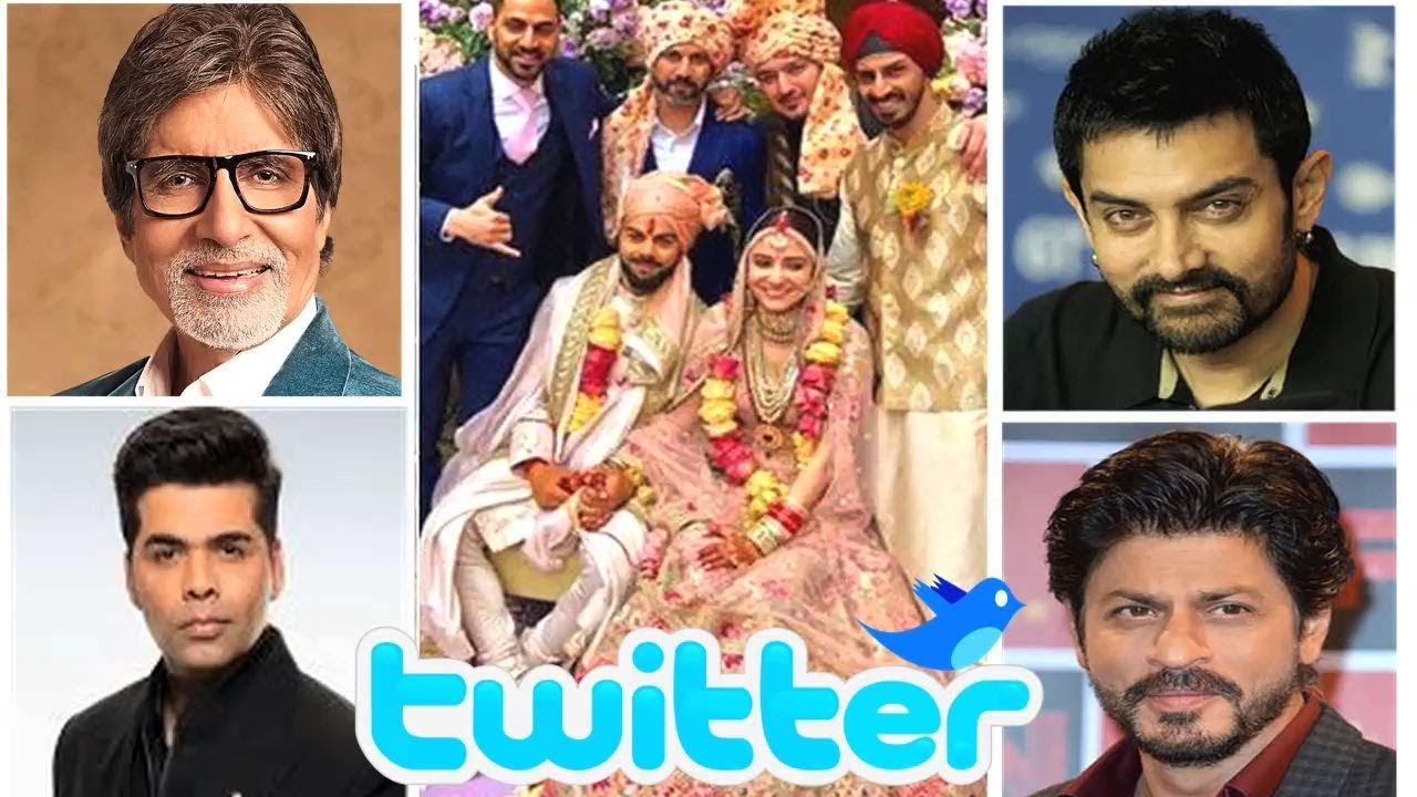 Bollywood Best Tweets On Anushka-Virat's Wedding | Shah Rukh Khan, Aamir Khan | TellyMagic