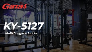 Multi Jungle 4 Stacks | One Machine, Multiple Training Possibilities