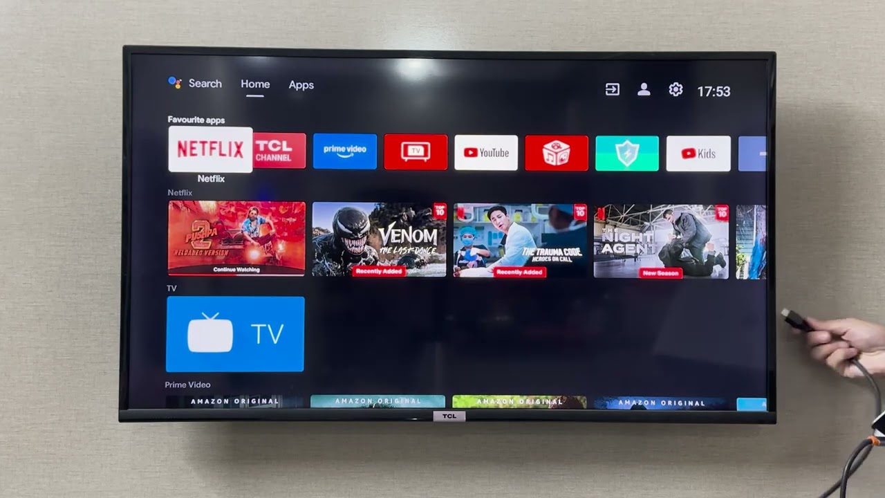 How to Connect TCL Smart TV to Laptop Using HDMI Cable || Connect