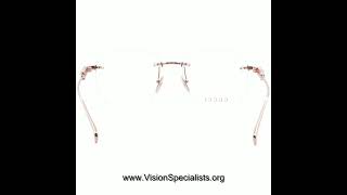 Gucci GG1806O Eyeglasses Womens Rimless Square Shape Rose Gold w Swarovski Crystals003