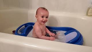 Donovan's bath time