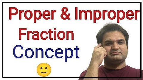 Difference between Proper & Improper Fraction l KHURRAM SHEHZAD MUGHAL l URDU l HINDI