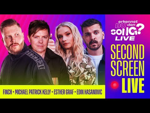 Erkennst DU den Song? 🔴LIVE (mit Finch, Michael Patrick Kelly, Esther Graf & Edin Hasanovic)