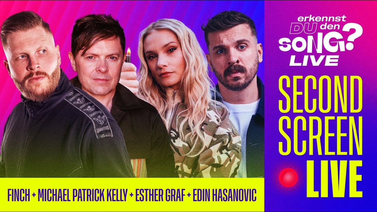 Erkennst DU den Song? 🔴LIVE (mit Finch, Michael Patrick Kelly, Esther Graf & Edin Hasanovic)