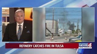 Refinery catches fire in Tulsa Profile