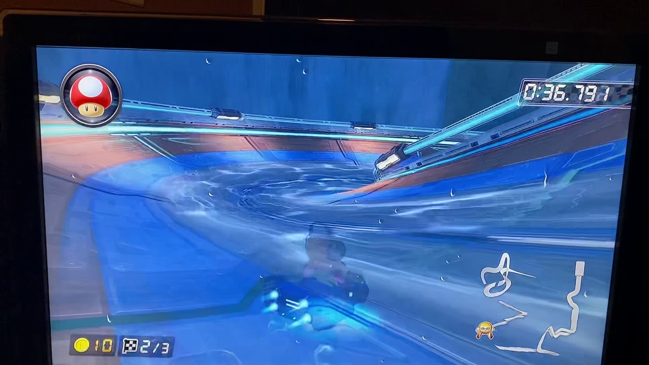 Mario Kart 8 Big Blue Shortcut