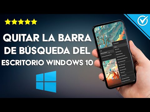 ¿Cómo quitar la barra de búsqueda de mi escritorio WINDOWS 10? - Configura tu espacio de trabajo