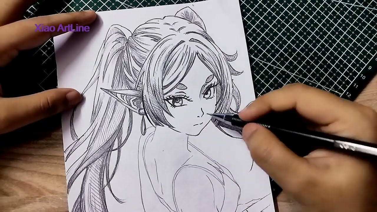 Easy Frieren Drawing Tutorial for Beginners | Anime Art Guide | Drawing Tutorial 