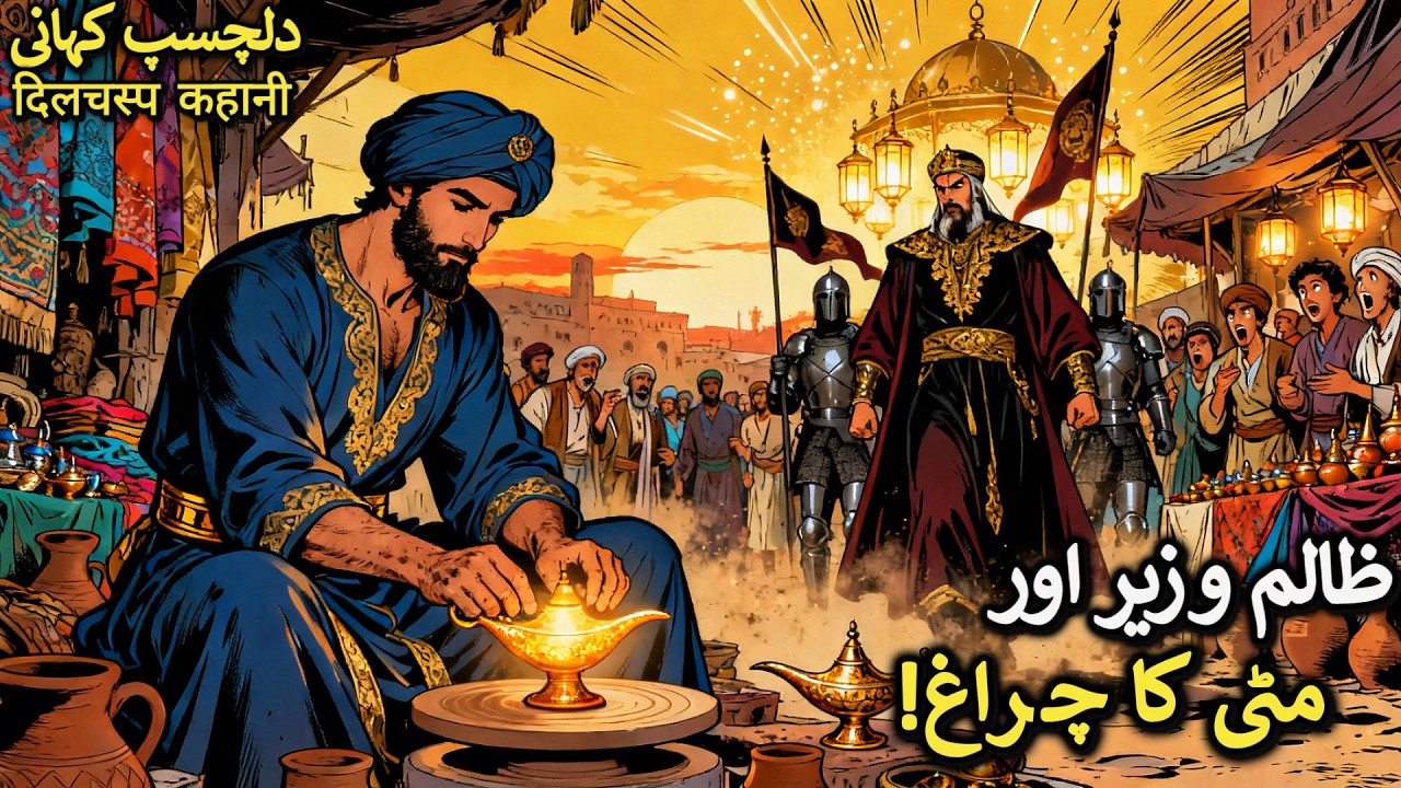 Ek Kumhar aur Zalim Wazir ka Qissa | Mitti ka chiragh | Sabaq Amoz Kahani