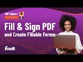 How to fill &amp; sign PDFs | Create fillable PDF forms ✍️