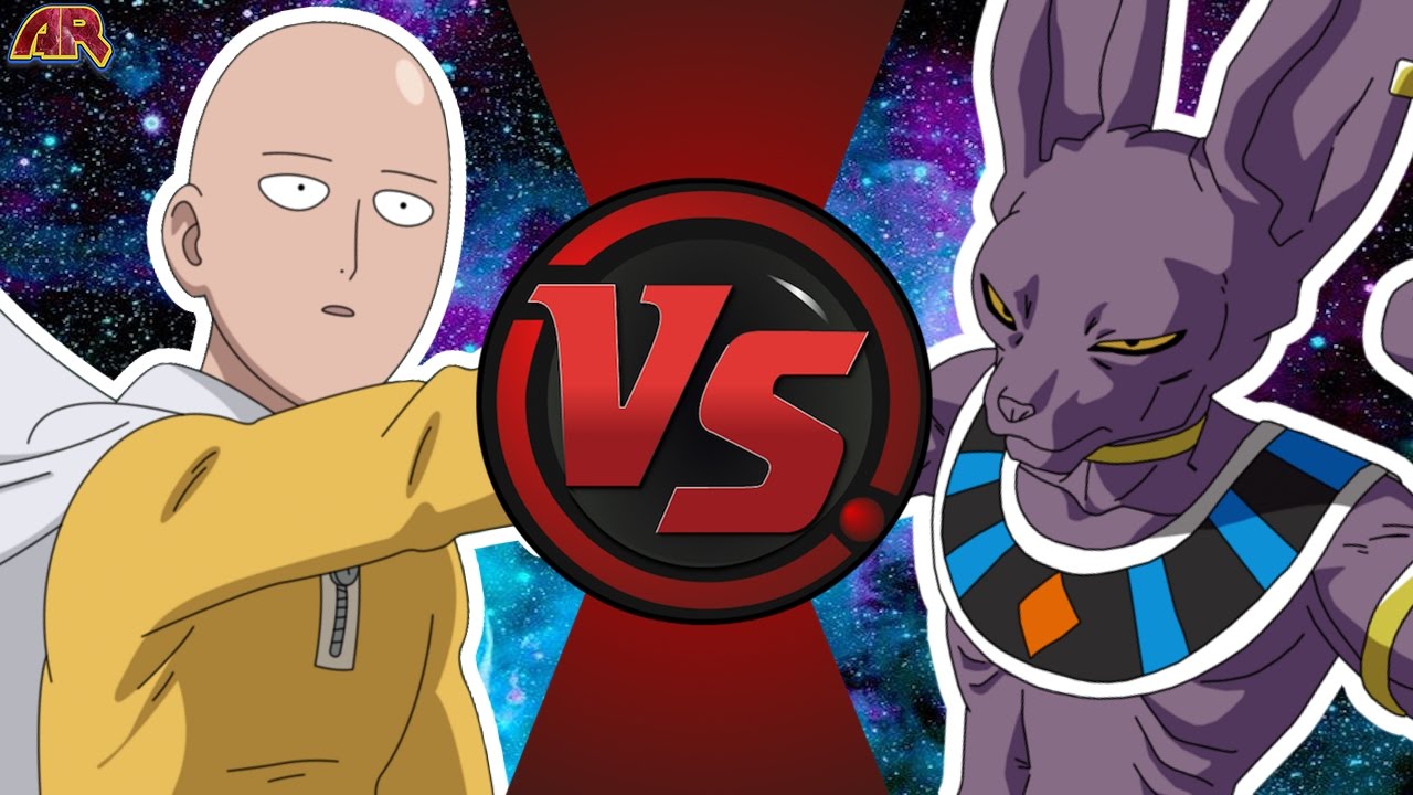 SAITAMA Vs BEERUS One Punch Man Vs Dragon Ball Super Cartoon