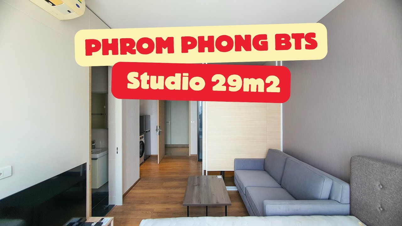 [Rent] | Park Origin Phrom Phong | Studio | 29 m2 | near BTS - YouTube