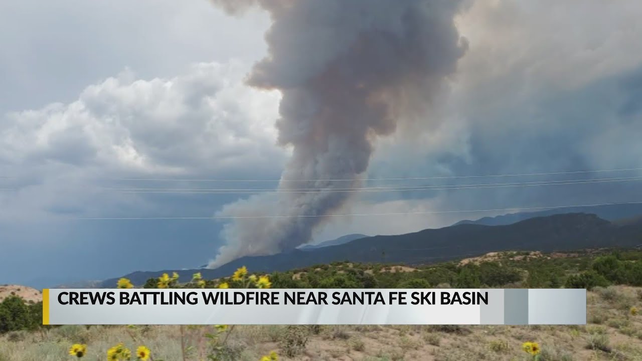 Medio Fire in Santa Fe National Forest burns 150+ acres YouTube