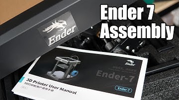 Creality Ender 7 Assembly And First Print! (CoreXY)