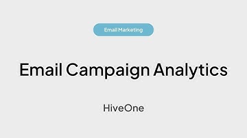Email Marketing   Campaign Analytics in HiveOne