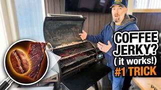 Coffee Jerky on the Traeger | Easy Smoked Jerky Recipe That Actually Works