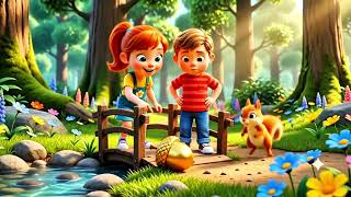 The Golden Acorn Adventure 🌟 | Kids Cartoon Story | Friendship & Kindness