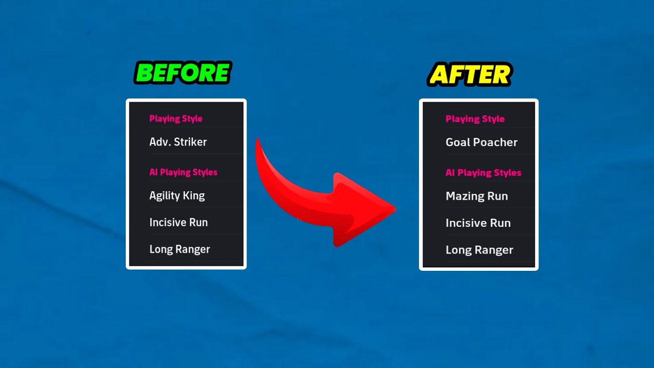 How to Change Adv. Striker Play Style Players to Goal Poacher ...