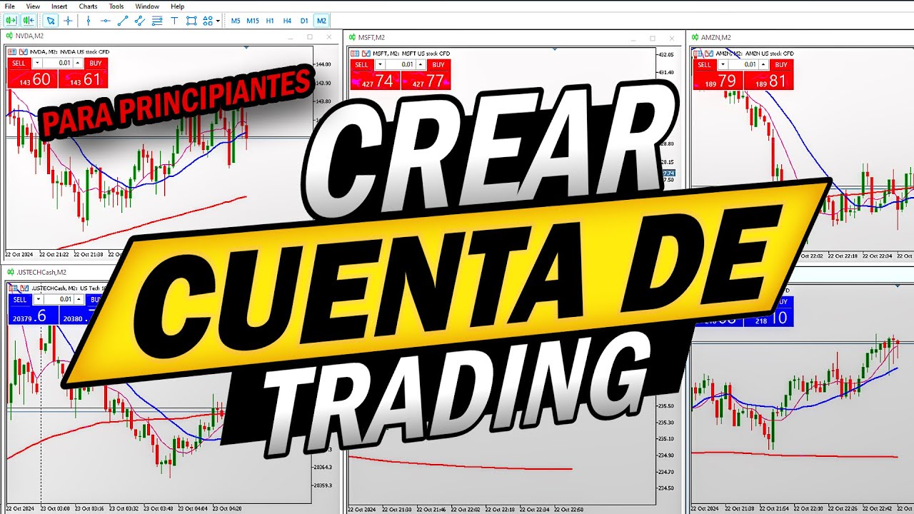 Como CREAR tu cuenta de TRADING, Opera HOY mismo! Paso a paso, TUTORIAL ...