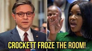 Mike Johnson ATTACKS Jasmine Crockett — Her Epic Comeback FREEZES the Room