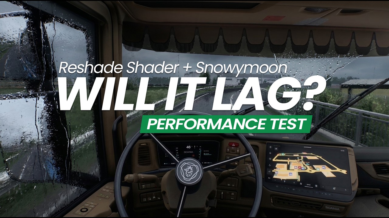 ETS2 Realism | TM MasterGrade v1.2 Shader Showcase & Performance Test