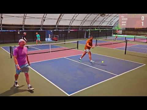 What 40+ 4.5+ Pickleball Moneyball Pool Game at DAWG Park Looks Like