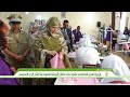 وزيرة العمل الإجتماعي تشرف على افتتاح الورشة النموذجية لإنتاج الزي المدرسي
