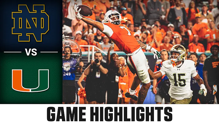 Notre Dame vs. Miami Game Highlights | 2025 ACC Football