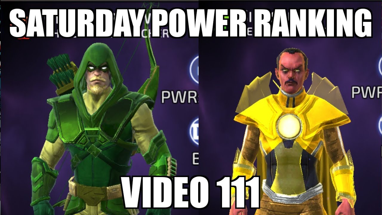 DC Legends Game Video 111 Saturday Power Ranking YouTube