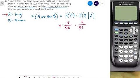Multiplication Rule of Probability - Basics - Solution #2