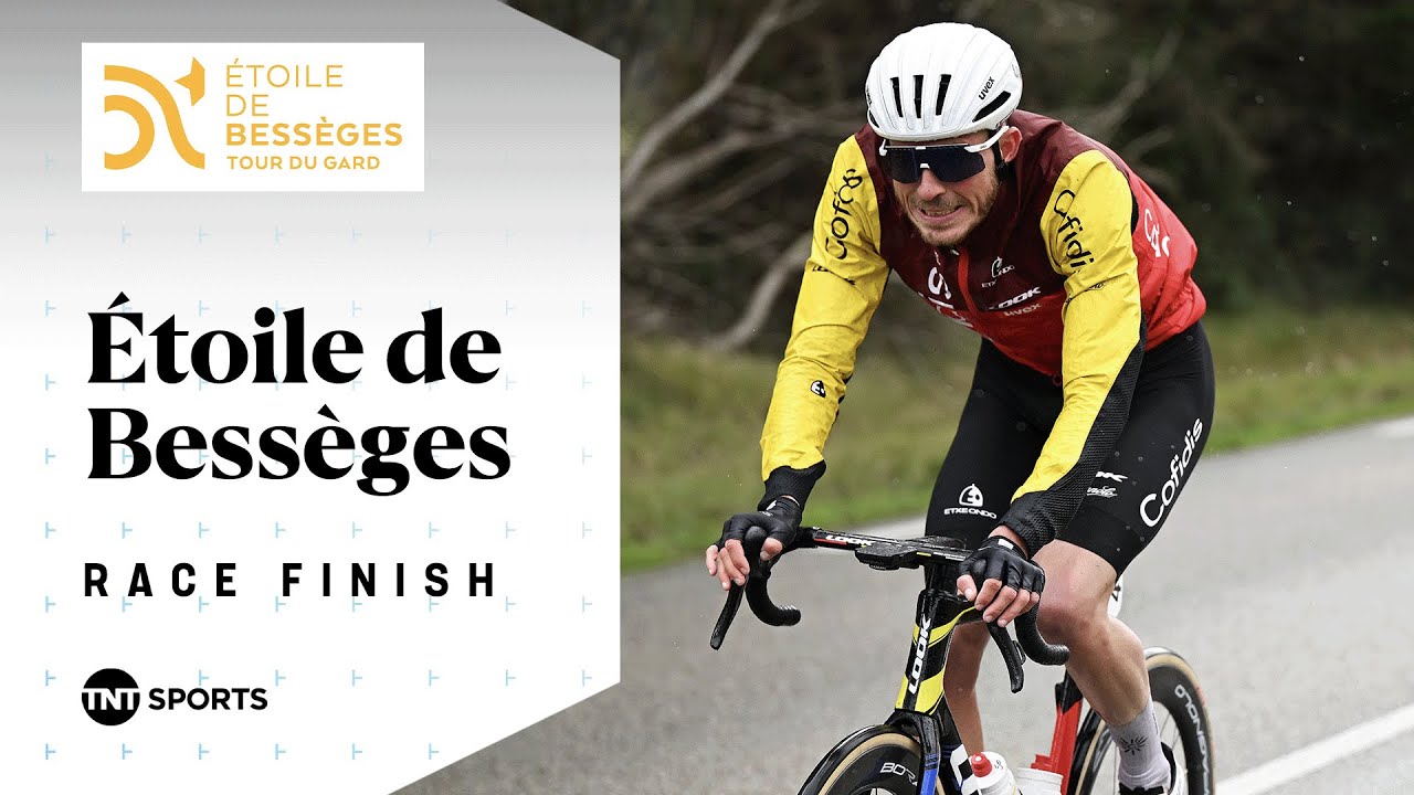 WHAT A RACE 🔥 | Men's Étoile de Bessèges Stage 1 Final KM's | TNT Sports Cycling