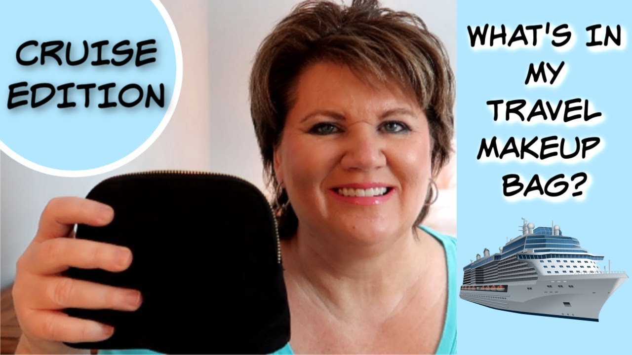 What's In My Travel Makeup Bag | OVER 50 🌴🌴🌴