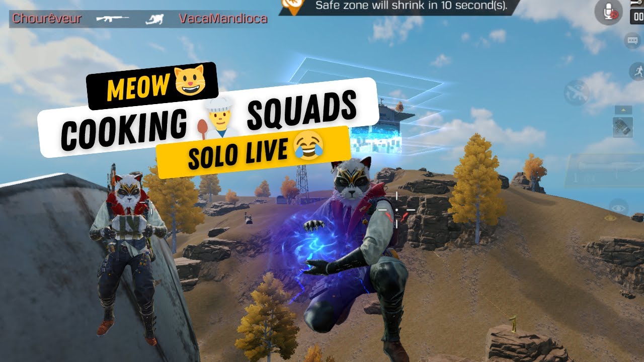 MEOW PLAYING SOLO VS SQUADS IN VERTICAL | CODMOBILE GAMEPLAY