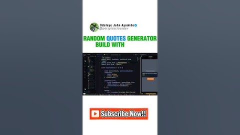Random Quote❤️ Generator | JavaScript 👨‍💻Comment source code to get source code #javascript #coding