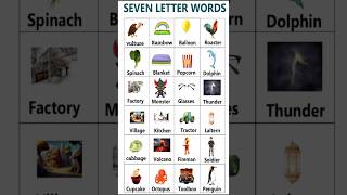 seven letter words in #english 👌👌👌👌