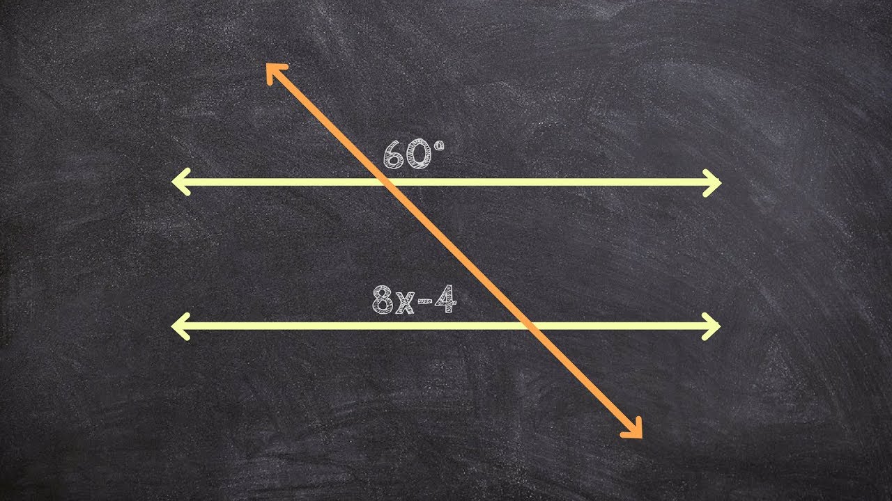 Find The Value Of X From A Figure Using Alternate Interior Angles