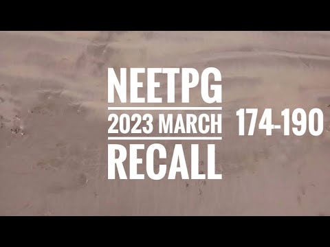 NEETPG 2023 March